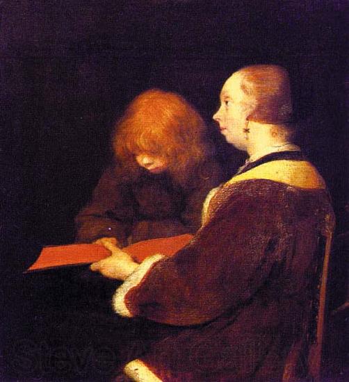 Gerard Ter Borch The Reading Lesson